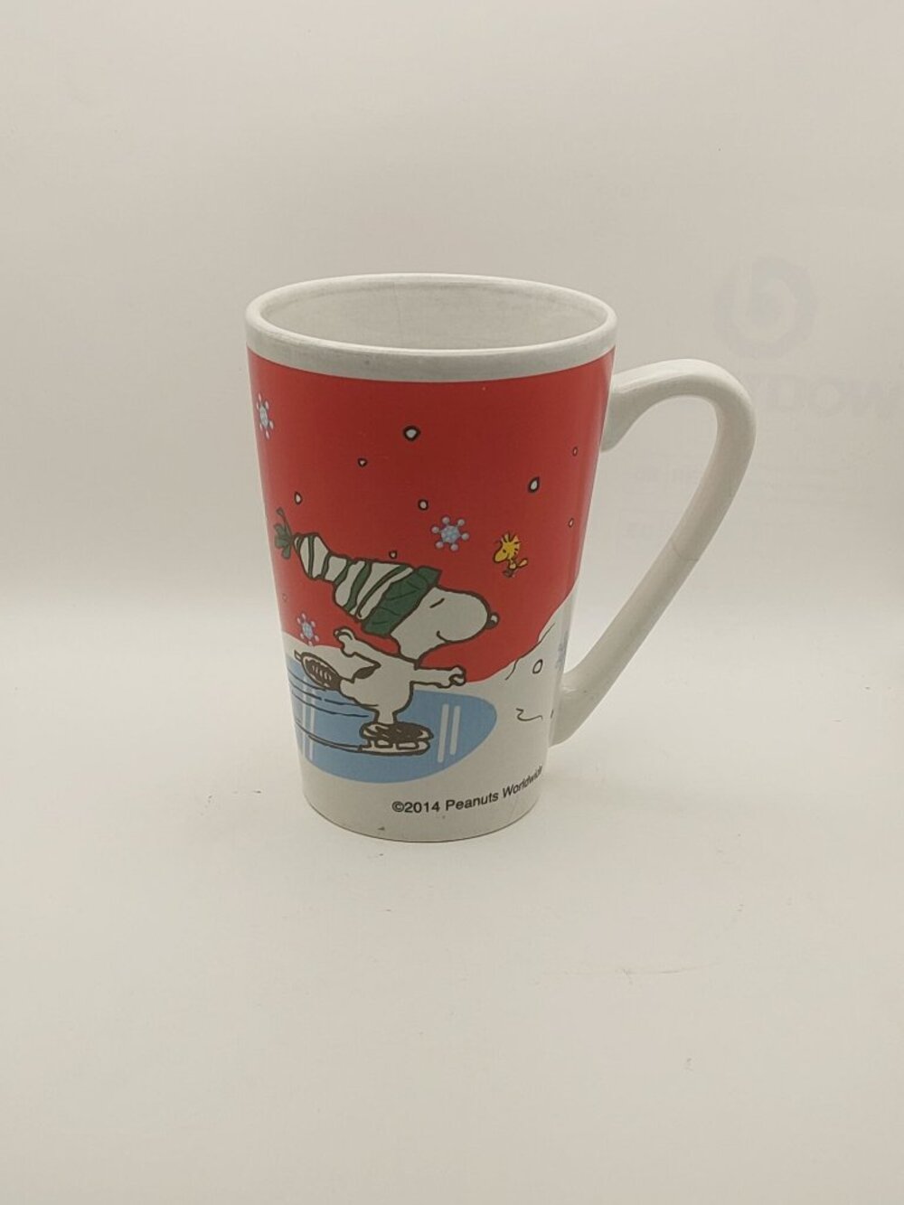 Peanuts Worldwide Snoopy Ice-Skating Merry Christmas Mug